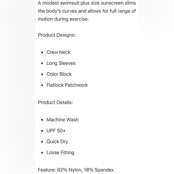 NWT Women’s Black and White Long Sleeve UV Protection Rash Guard Swim Top - Picture 15 of 15